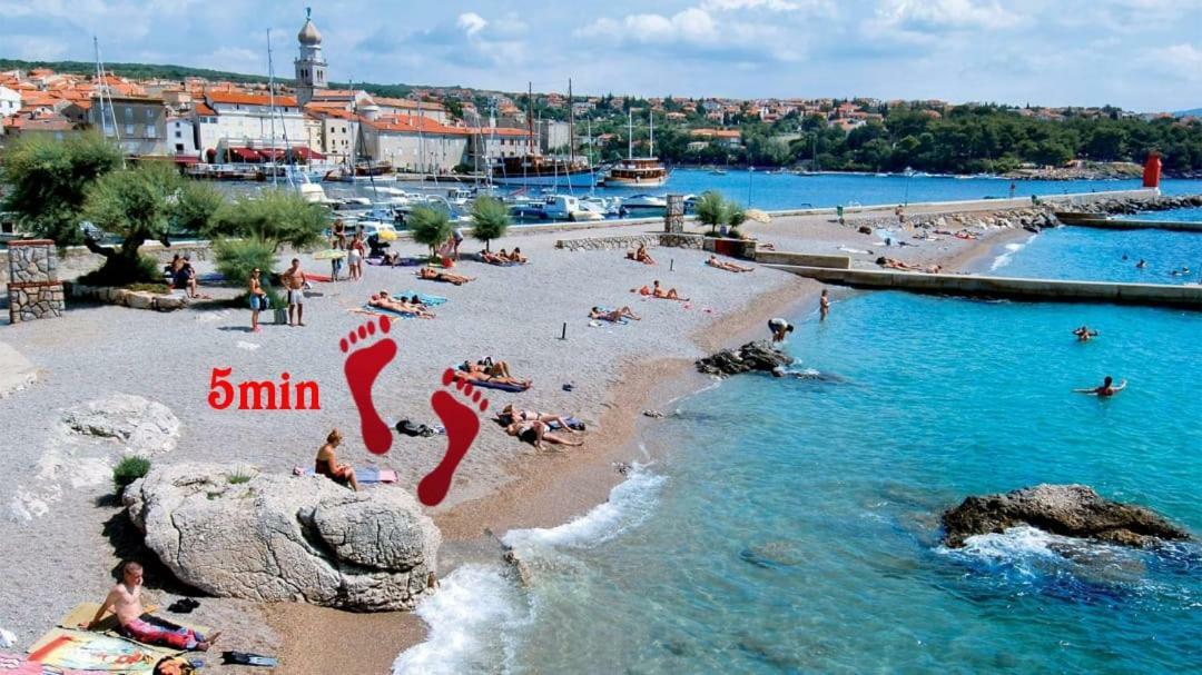Apartman Jezevac Krk Town Exterior foto